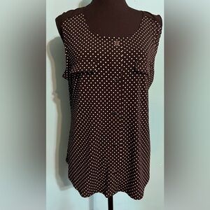 #183 Diana Belle polka dot blouse